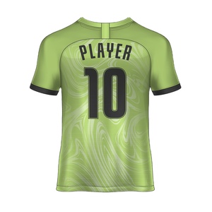 Maillot de football rétro personnalisé de haute qualité, impression de nom unique, col rond, sublimation, séchage rapide, respirant - Product Image 2