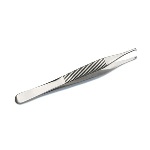 Pinces à pansements manuelles en acier inoxydable de haute qualité, à pointe dentelée, instruments chirurgicaux - Product Image 1