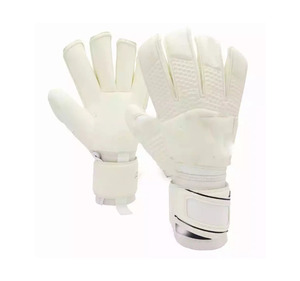 Unisex Full <b>Finger</b> PU Goalkeeper Gloves White Black Red Non Slip Palm Adjustable Wrist <b>Strap</b> Breathable <b>Finger</b> Protection - Product Image 6