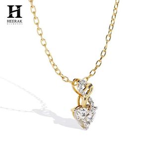 Colgante de Corazón de Diamantes en Oro Personalizado al por Mayor, Diseño Infinito Romántico, Joyería Fina Certificada IGI/GIA - Product Image 4