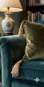 Handmade <b>Tassel</b> Decorative Fringe Beige Thread Ornament Crafted Detail - Product Image 5