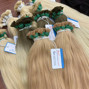 Extensiones de Cabello Natural Liso a Granel de Alta Calidad 2026, Puntas Gruesas, Colores Rusos, 100% Cabello Humano Vietnamita - Product Image 2
