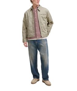 Veste de travail ample en toile de canard épaisse et vieillie, doublée matelassée, style vintage Detroit, pour charpentier - Product Image 5