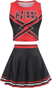 Uniformes de cheerleading personnalisés pour jeunes filles, costumes de cheerleaders professionnels pour les équipes scolaires, tenues de déguisement pour femmes - Product Image 3