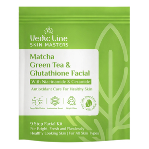 Kit Facial de Té Verde Matcha Herbal Vedic Line y Glutatión para Reducir Arrugas y Reparar la Piel, Precio de Exportación - Product Image 1