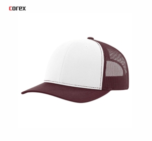 Richardson White <b>Navy</b> Mesh Trucker <b>Hat</b> 6-Panel Adjustable Unisex Casual Fashion Outdoor Winter Beach Breathable Waterproof - Product Image 2