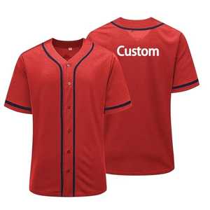 Camiseta de Béisbol Personalizada con Botones, Estilo Deportivo, 100% de los Mejores Materiales, Proveedor Directo de Pakistán, Ropa Deportiva 2026 - Product Image 2
