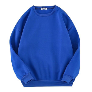 เสื้อสเวตเชิ้ตบุผ้าฝ้าย 100% คุณภาพพรีเมียมสำหรับผู้ชาย ป้องกันการหดตัว |   เสื้อสเวตเตอร์คอกลมผ้าฟลีซแบบเรียบง่าย สำหรับออกกำลังกายในเมือง หรือใส่ในยิม - Product Image 3