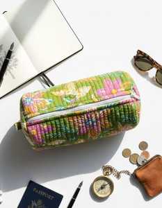 PVC Zipper Waterproof Portable <b>Cosmetics</b> <b>Bag</b> <b>Large</b> Capacity Floral Travel Makeup Storage Pouch Organizer Makeup <b>Bag</b> Set Casual - Product Image 5