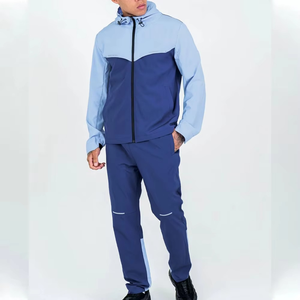 plus size New Style Windproof Men <b>Windbreaker</b> Tracksuit Set Custom Logo Zip up Nylon Wholesale <b>windbreaker</b> set - Product Image 4