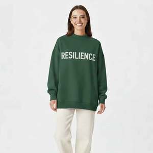 Cozy Custom Women <b>Mock</b> <b>Neck</b> Minimal Sweatshirt Clean Look Casual Pullover <b>Top</b> Soft Feel Comfortable All Day Wear Stylish Fabric - Product Image 1