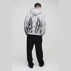 Sudaderas con Capucha de Felpa Francesa Personalizadas de Alta Calidad para Mujer, Ropa Urbana, Sudadera con Capucha Bordada de Alta Calidad con Hombros Caídos - Product Image 2