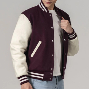 Chaqueta de Lana para Hombre, Estilo Universitario, con Bordado Personalizado y Parches, Chaqueta Bomber Pakistaní - Product Image 6