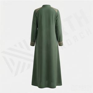 Abaya Larga Islámica Moderna, Sencilla y Elegante, Caftán de Verano para Mujer, Talla Grande, Vestido Musulmán para Oración, Color Personalizado - Product Image 2