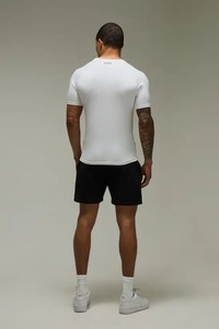 mens compression shirt long sleeve athletic gym fitness wear <b>tight</b> fit breathable quick dry stretch sports training - Product Image 5