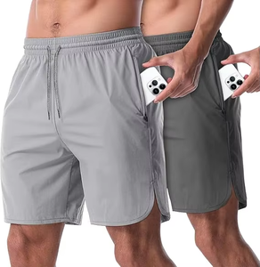 Shorts de sport décontractés pour hommes, séchage rapide, respirants, légers, pour la randonnée, l'athlétisme, les activités de plein air, entraînement, service OEM, logo personnalisé - Product Image 1