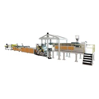 Ligne d'extrusion de feuille de plastique abs transparent