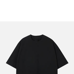 Camisetas de algodón grueso personalizadas vintage al por mayor, lisas, de 240 g/m², extragrandes, 100% algodón, antiarrugas, para hombre - Product Image 5