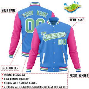 Customized Oem Mens Winter <b>Coats</b> Personalized Polyester Fabric Warm Bomber Letterman Baseball Plus Size Men's Jackets - Product Image 2