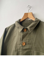 Veste de travail en toile de coton pour homme, coupe décontractée, avec fermeture éclair et poches utilitaires, idéale pour l'automne - BASRA