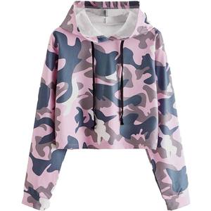 Sweat-shirts tendance pour femmes en tissu tissé avec logo frontal, séchage rapide, respirant, logo personnalisé - Product Image 1