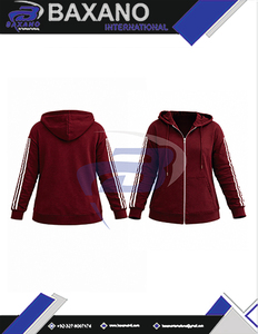 Robe longue moulante sans manches pour femme avec veste à capuche zippée, ensemble deux pièces, style sport décontracté, robe longue pour femme, logo personnalisé - Product Image 4