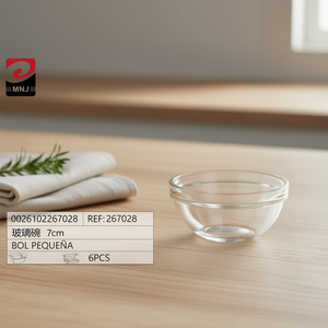 BOL PEQUENA, Tazón de Vidrio de 7 cm, Producto Elegante y Duradero para Servir y Almacenar - Product Image 2