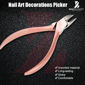 Rose Gold Cuticle Nipper Sharp <b>Blade</b> Dead Skin Trimmer Professional Nail Care Manicure Salon Tool Manufacturer OEM - Product Image 6