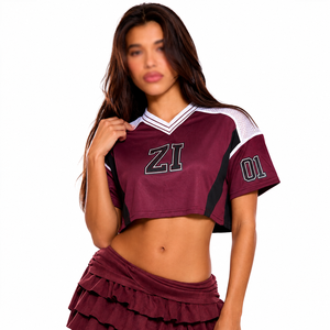 Camiseta Corta de Fútbol Americano Personalizada, Ropa Deportiva de Malla para Equipos, Fabricante de Prendas con Marca Privada OEM, Proveedor de Exportación - Product Image 1
