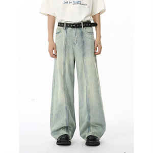 Men Casual Denim <b>Jeans</b> Classic Fit Comfortable Breathable <b>Soft</b> Fabric Durable Everyday Wear Bulk Manufacturing - Product Image 1