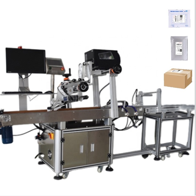 Barcode Label Printing Machine Labeling Machinery Printer Flat Machines Sticker Labelling