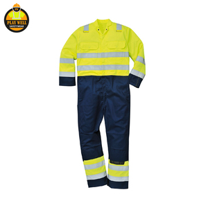 Overol de Trabajo de Alta Visibilidad al por Mayor OEM, Uniforme Reflectante Impermeable para Trabajadores - Product Image 2