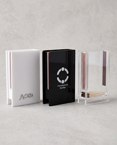 Cajas de fósforos cuadradas acrílicas personalizadas de primera calidad, almacenamiento moderno elegante para acabado mate, opciones de regalo únicas disponibles transparentes - Product Image 3
