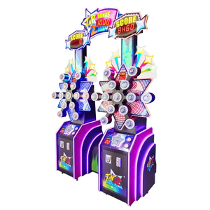 เครื่องเกมอาร์เคด HGR Amusement Tap 2 Win 2PL สำหรับ 2 ผู้เล่น เกมฝึกปฏิกิริยาตอบสนอง 300W 110V 220V ปุ่มไฟกระพริบแบบอินเทอร์แอคทีฟ พร้อมระบบคะแนนและตั๋ว - Product Image 1