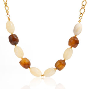Collier de perles irrégulières en résine faites à la main, multicolores, bijoux de mode, artisanat moulé, pour femmes et filles - Meilleures ventes - Product Image 6