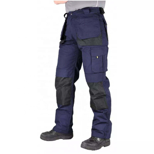 Pantalones de Trabajo de Lona de Algodón Resistentes para Hombre, Pantalones Utilitarios con Múltiples Bolsillos, Personalizados OEM ODM - Product Image 5