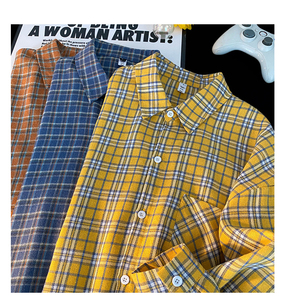 <b>Men's</b> Yellow Solid Short <b>Sleeve</b> O-Neck Acid Wash <b>TShirt</b> Oversized Fit Casual 100% Cotton Knitted Breathable 150g - Product Image 3