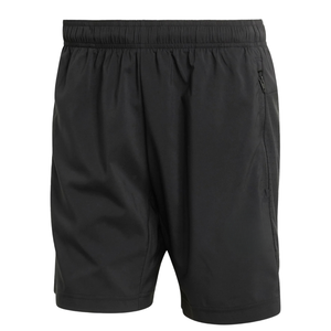 Shorts de survêtement gris personnalisés pour hommes, taille élastique, cordon de serrage, poches latérales, coupe décontractée au-dessus du genou, marque privée, vente en gros - Product Image 2