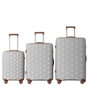 Set di Valigie da Viaggio Leggere a 3 Pezzi con Ruote Girevoli, Lucchetto TSA e Angoli Rinforzati, Ideale per Viaggi d'Affari o di Piacere - Product Image 1