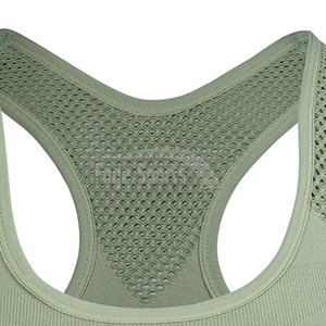 Sujetador deportivo acolchado sin costuras para mujer, sujetador deportivo para yoga, sujetador deportivo push-up para fitness, en venta en línea. - Product Image 3
