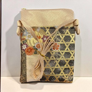 Ensemble Sacoche et Pochette en Soie Style Japonais Vintage avec Fermeture Éclair et Fermoir pour Voyages en Plein Air - Product Image 1