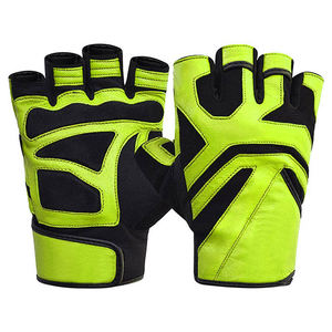 Gants de musculation sans doigts en cuir unisexes, gants d'entraînement MMA de qualité supérieure pour le sparring, la boxe, le Muay Thai et les entraînements de fitness - Product Image 1