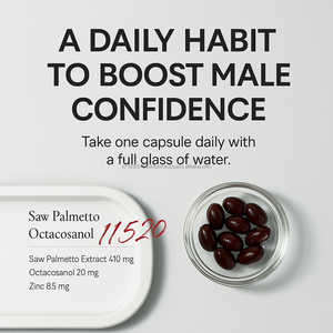 Saw Palmetto Capsule molle avec octacosanol acide laurique et zinc pour le bien-être quotidien 90 capsules OEM - Product Image 3