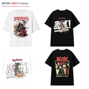 T-shirt surdimensionné décontracté d'automne pour unisexe avec impression directe sur le vêtement en coton à 100% - Product Image 4