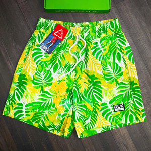 Short de bain décontracté pour homme, longueur mi-cuisse, à motif floral numérique, séchage rapide, respirant, écologique, personnalisable sur quatre côtés, idéal pour l'été - Product Image 1