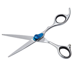 Professional Barber Salon Shears Hair Cutting <b>Mustache</b> Beard Shears Adjustable Screw Stainless Steel Beauty Hairdressing - Product Image 2