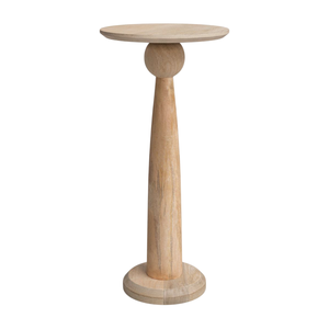 Round Wood Coffee <b>Table</b> Midcentury Modern Design Handmade Living Room Furniture Tapered Legs <b>Vintage</b> End And <b>Side</b> <b>Table</b> - Product Image 1