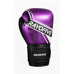 Gants de boxe pour adultes et enfants en cuir PU, logo personnalisé, gants d'entraînement pour la remise en forme et les arts martiaux - Product Image 1