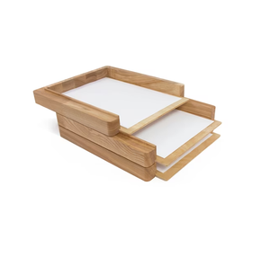 Desk Organizer Royal Wood Pad Holder Wholesale Supplier <b>Sticky</b> <b>Note</b> Holder Office Home School Organizer Storage Memo Pad Holder - Product Image 6