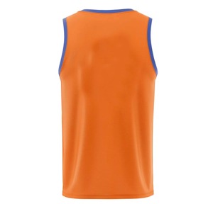 Custom <b>Orange</b> Basketball Jersey Sleeveless Crew Neck Moisture Wicking Mesh <b>Tank</b> <b>Top</b> for Men Adults All Seasons Sports Jersey - Product Image 2